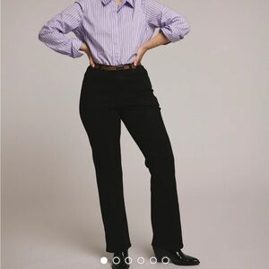 Universal standard Marne black bootcut jeans stretch